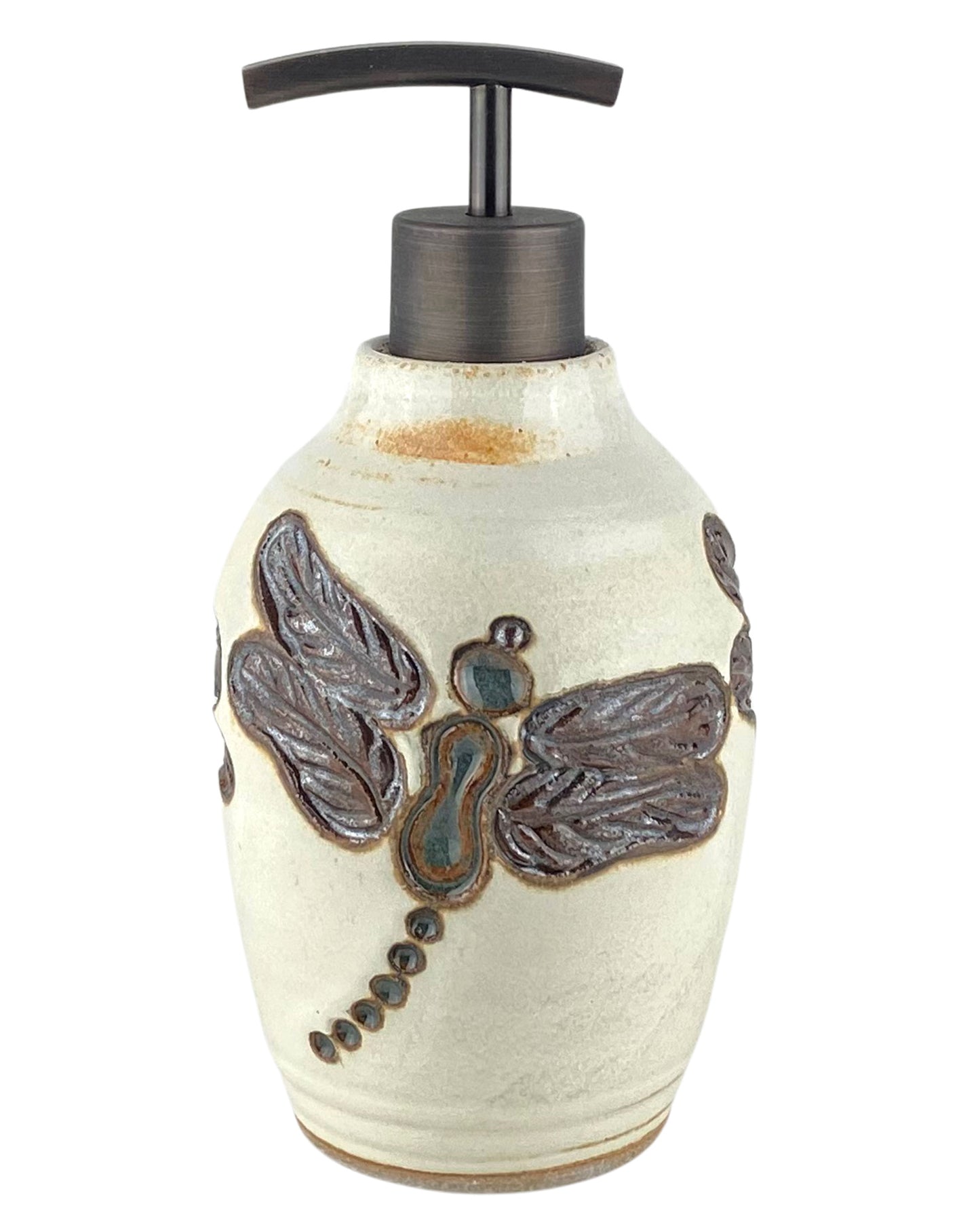 16 oz. Liquid Soap or Lotion Dispenser with Dragonfly Design
