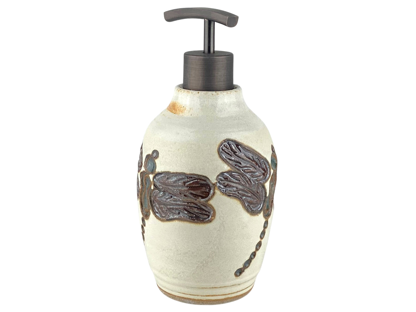 16 oz. Liquid Soap or Lotion Dispenser with Dragonfly Design