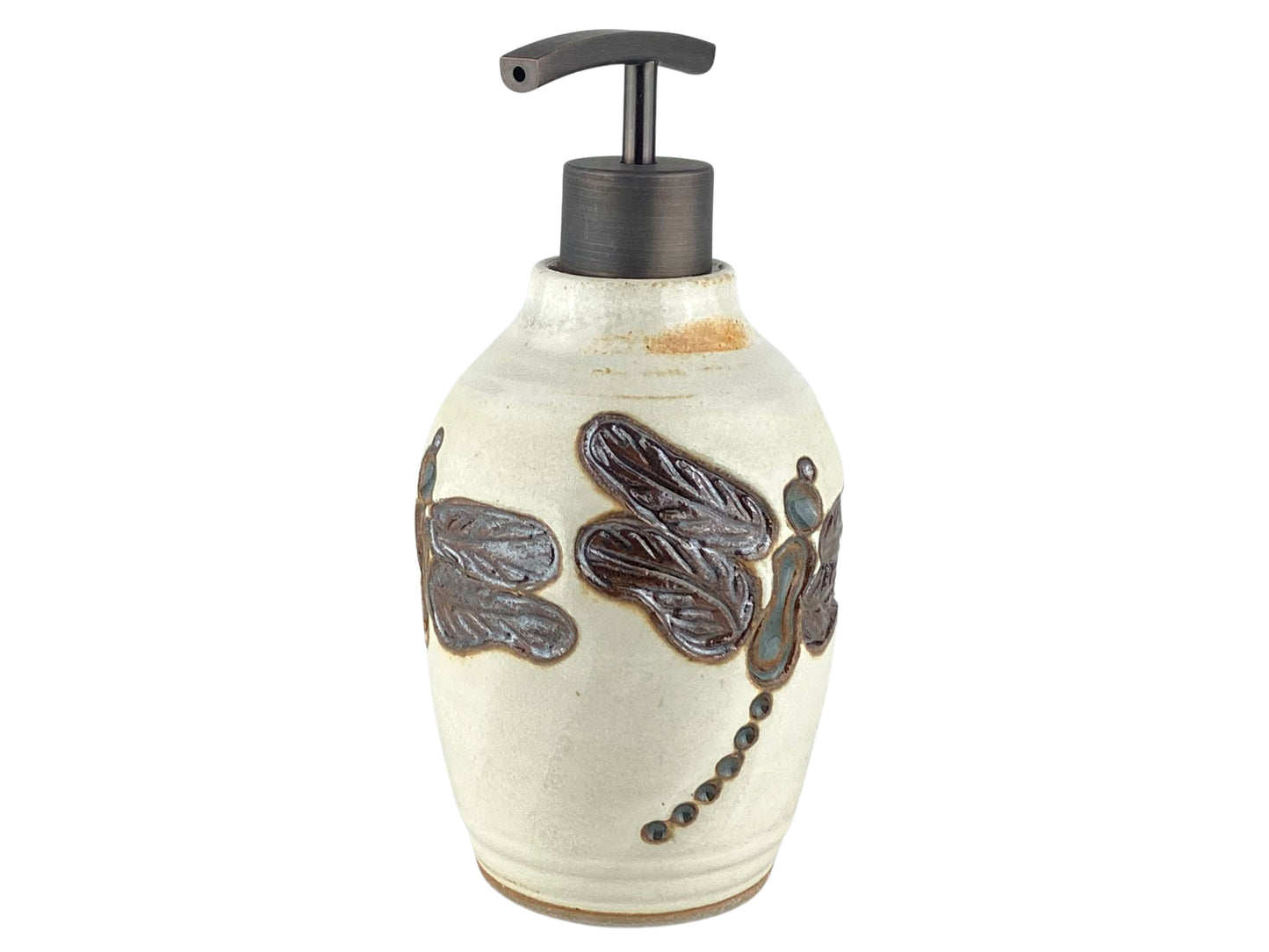 16 oz. Liquid Soap or Lotion Dispenser with Dragonfly Design