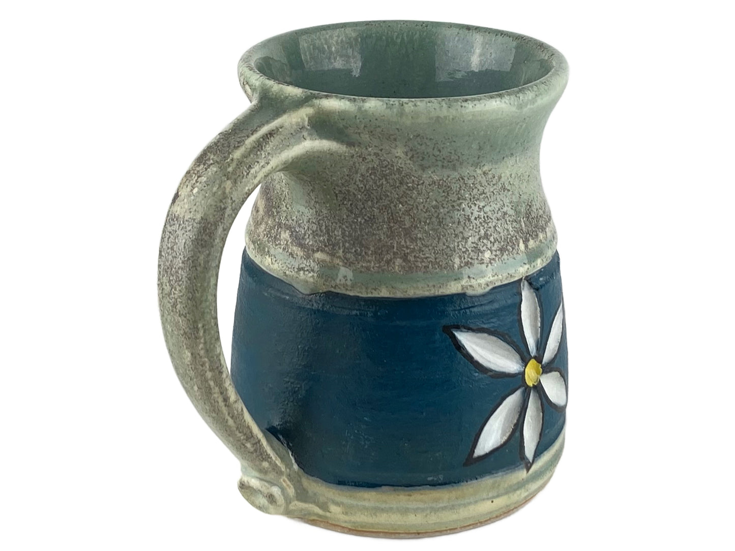 12 oz. Flower Stoneware Mug