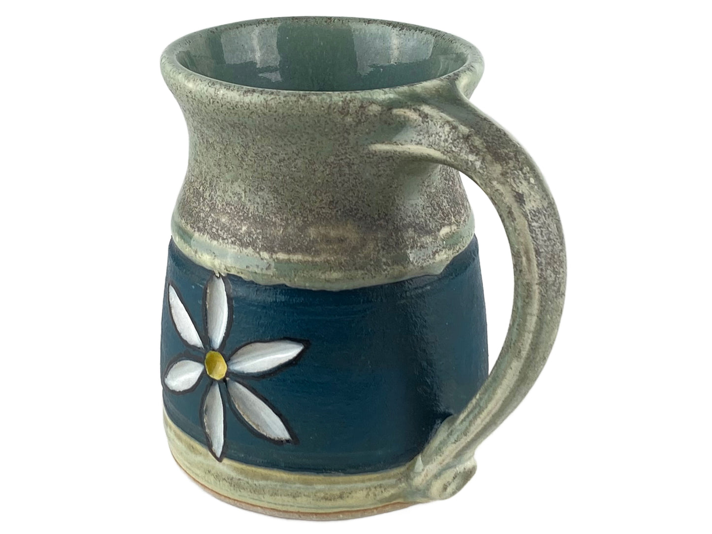 12 oz. Flower Stoneware Mug
