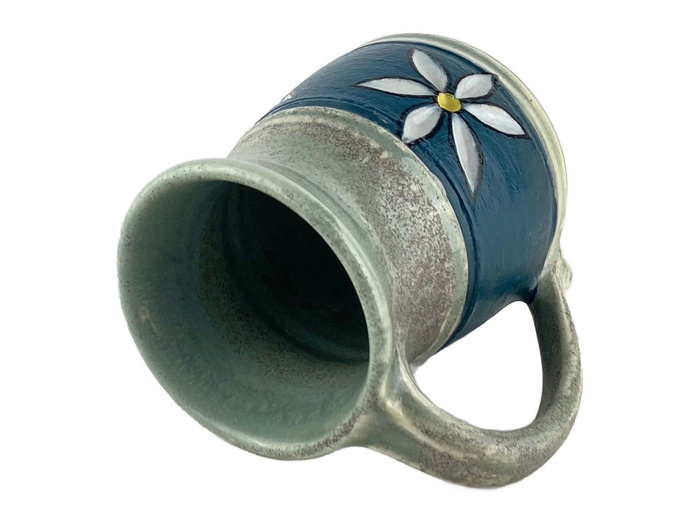 12 oz. Flower Stoneware Mug