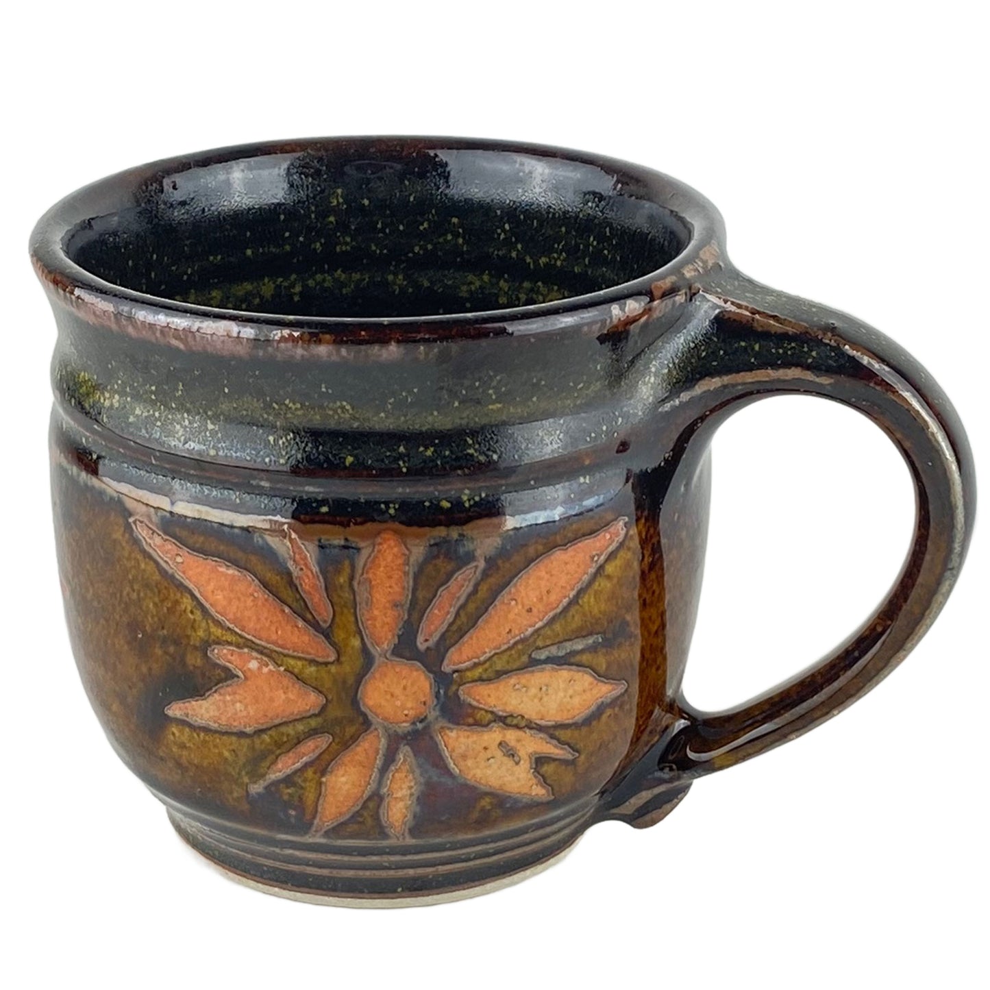 14 oz Sunburst Stoneware Coffee Mug