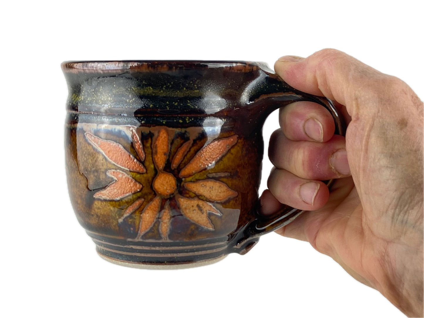 14 oz Sunburst Stoneware Coffee Mug