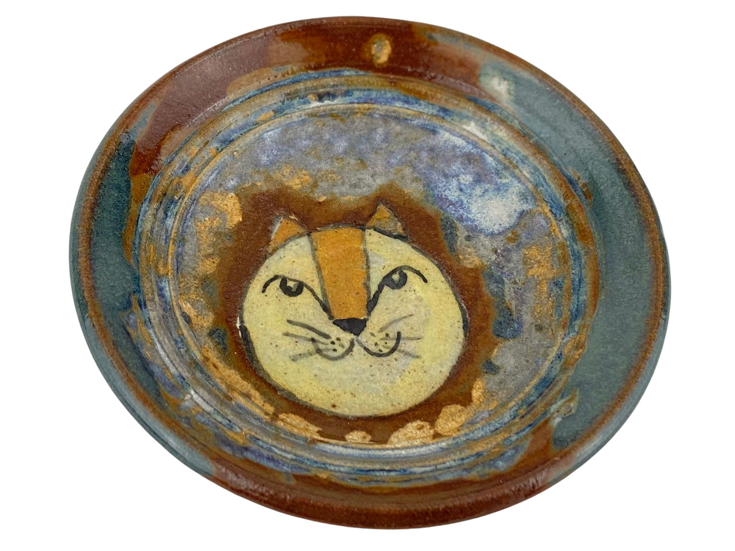 Small Lion Plate – Warm Brown