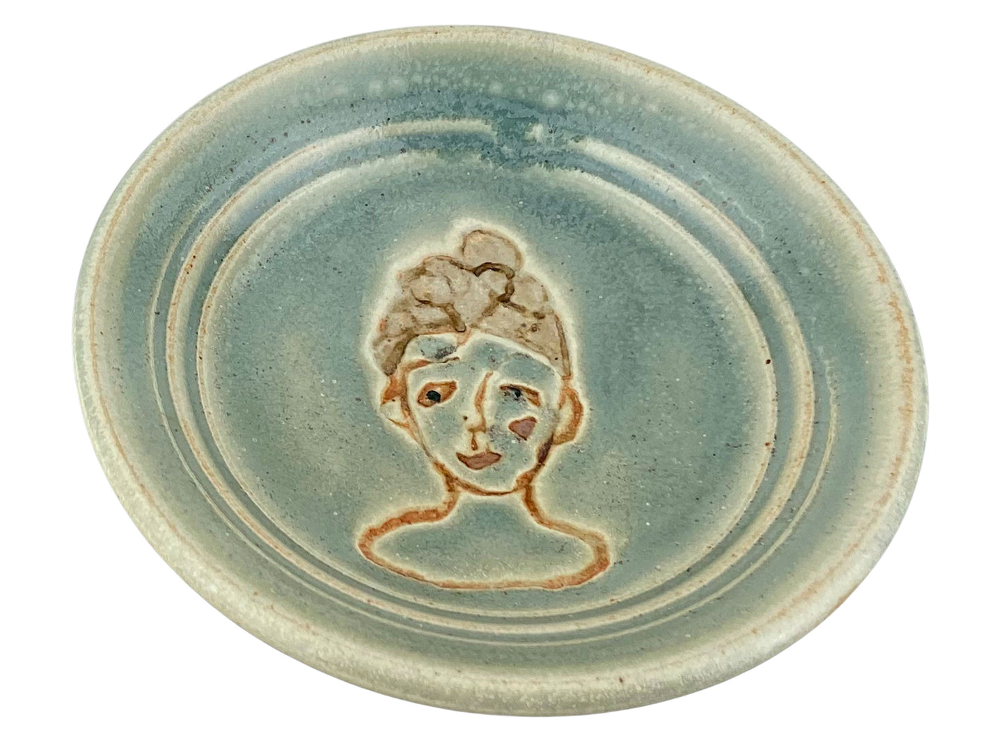 Small Portrait Plate – Violet