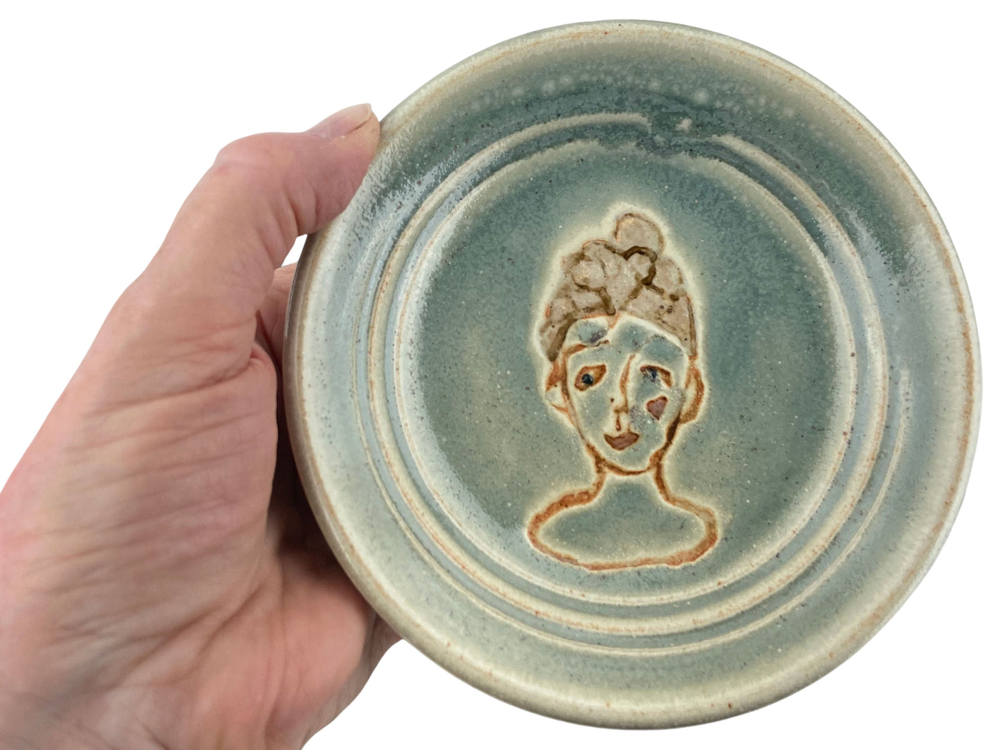 Small Portrait Plate – Violet