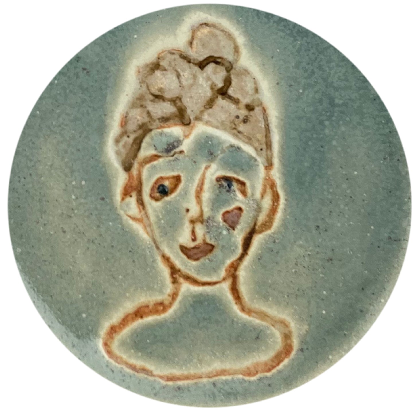 Small Portrait Plate – Violet