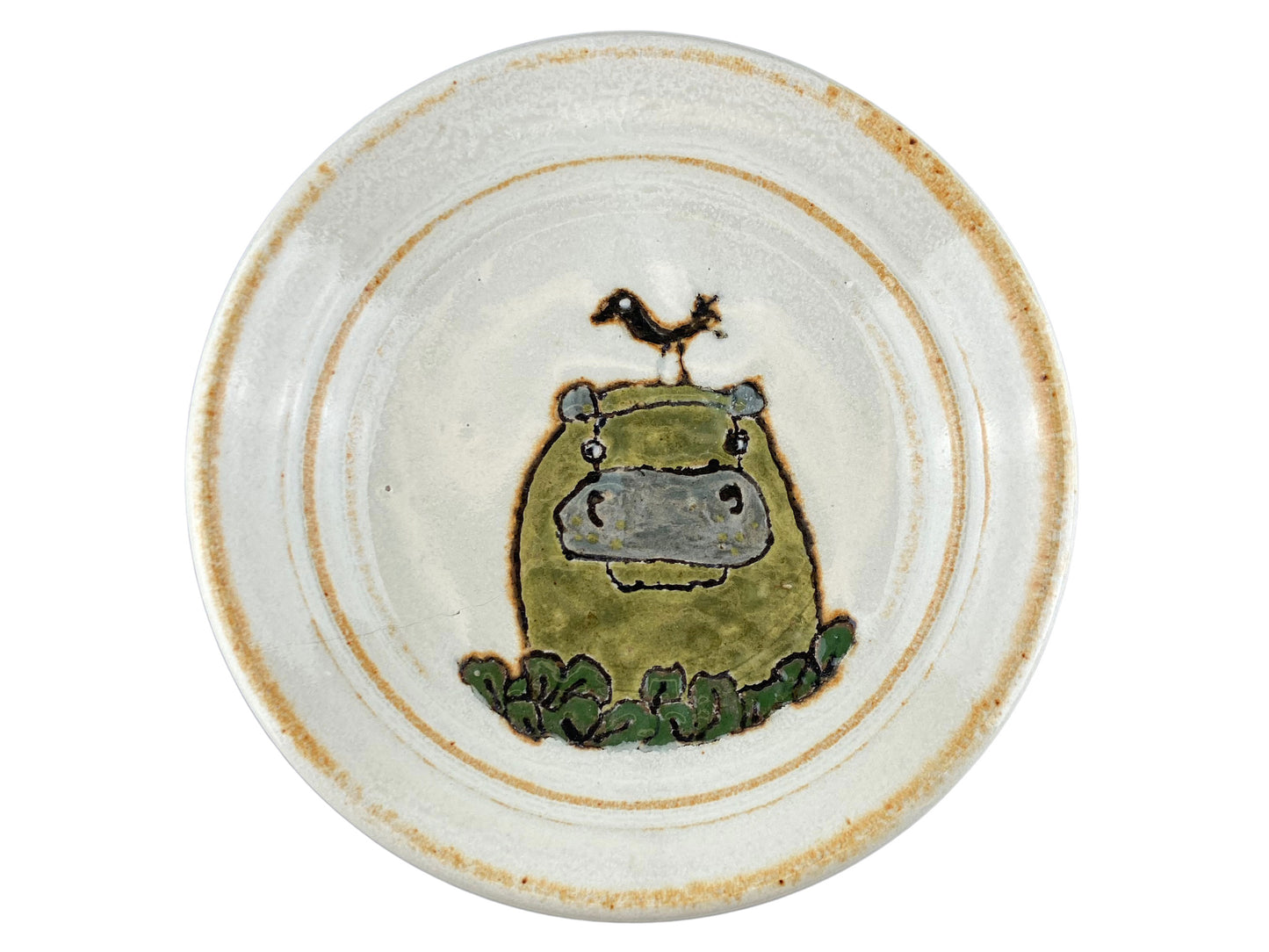 Hippo Plate - Satin White