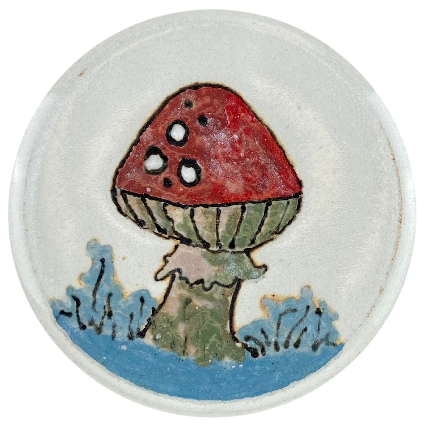 Red Mushroom Plate