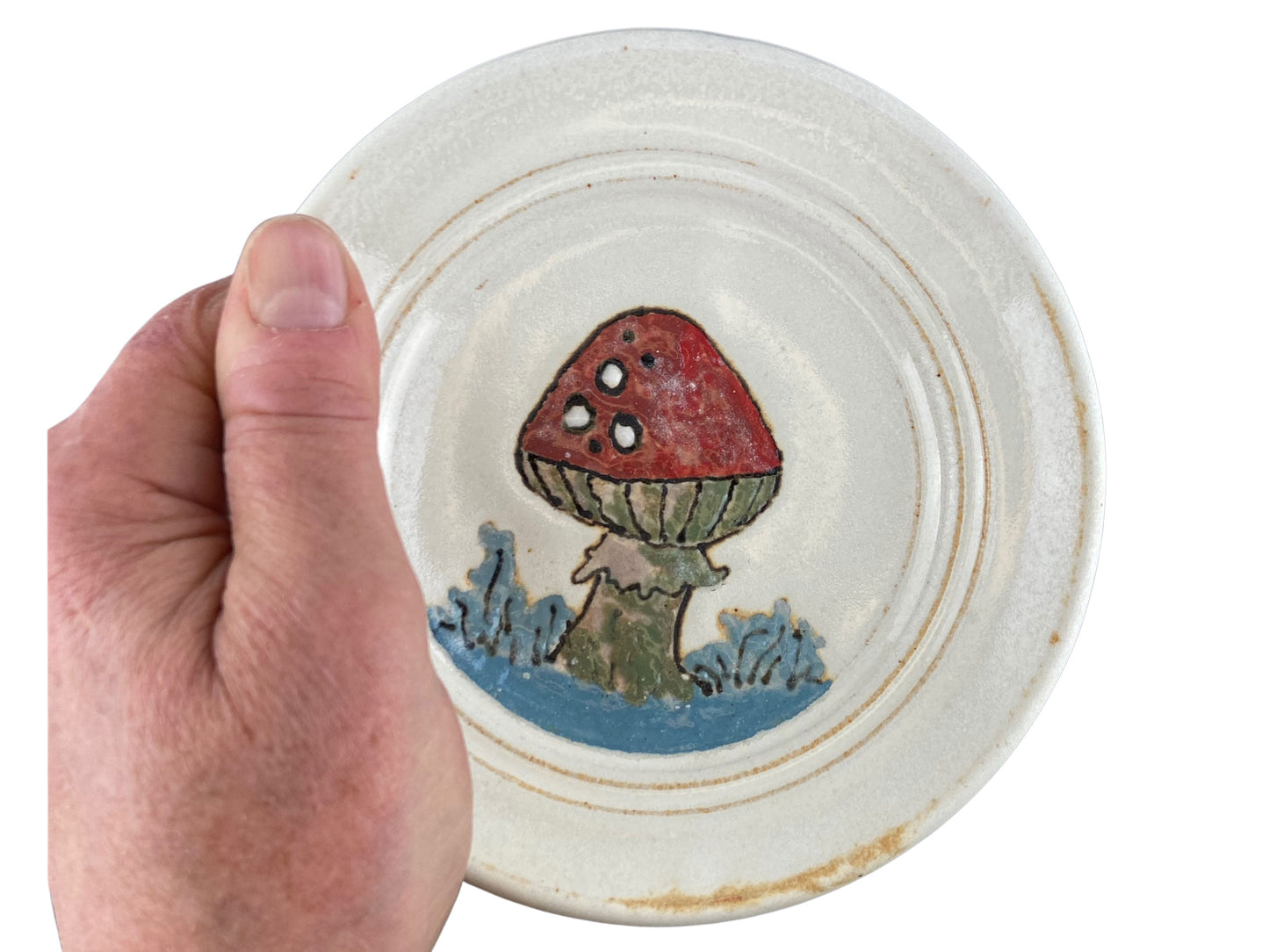 Red Mushroom Plate